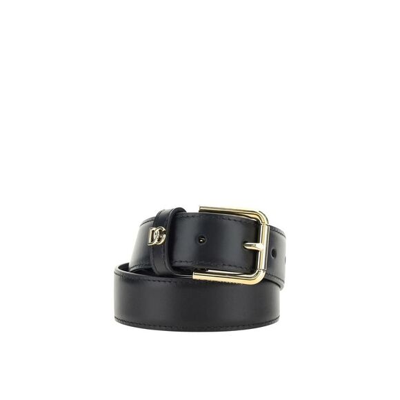 Dolce & Gabbana Leather Logo Belt Women